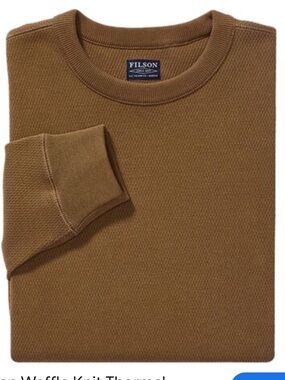 Filson Waffle Knit Thermal Crewneck Top
